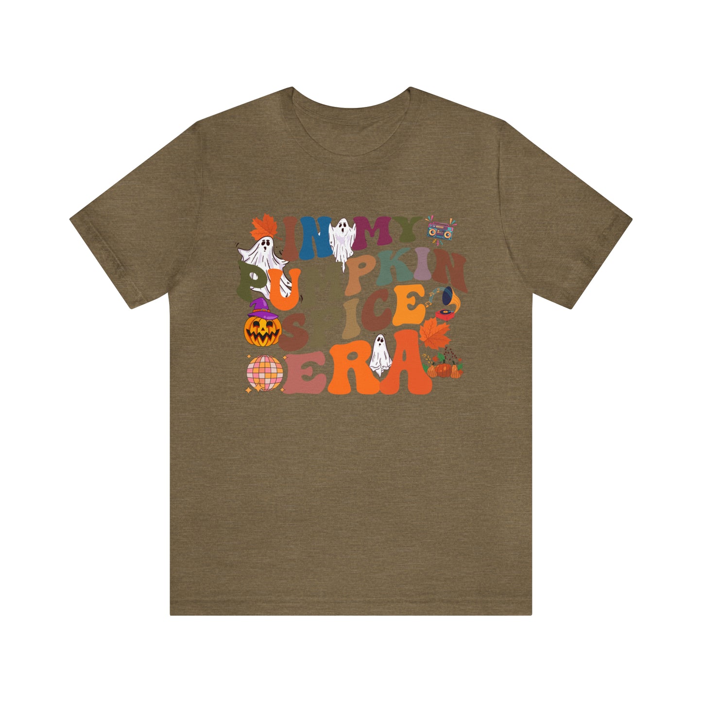 In My Pumpkin Spice Era Shirt, Halloween Pumpkin Shirt, Retro Fall Vibes Pumpkin Shirt, Pumpkin Season Shirt, Hey There Pumpkin Shirt, T786