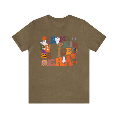 In My Pumpkin Spice Era Shirt, Halloween Pumpkin Shirt, Retro Fall Vibes Pumpkin Shirt, Pumpkin Season Shirt, Hey There Pumpkin Shirt, T786