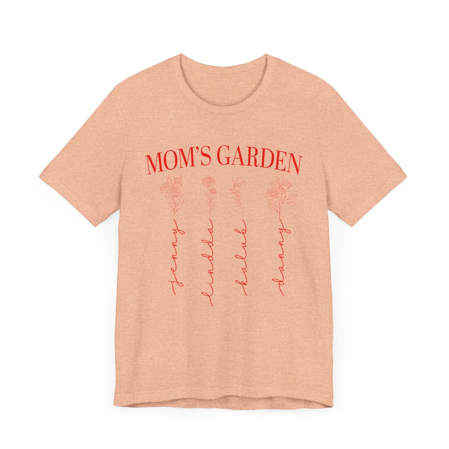Custom Birth Month Flowers Shirt, Custom Moms Garden Shirt, Grandmas Garden Sign Shirt, Birth Month Flower Shirt,  Birth Flower Shirt, T1611