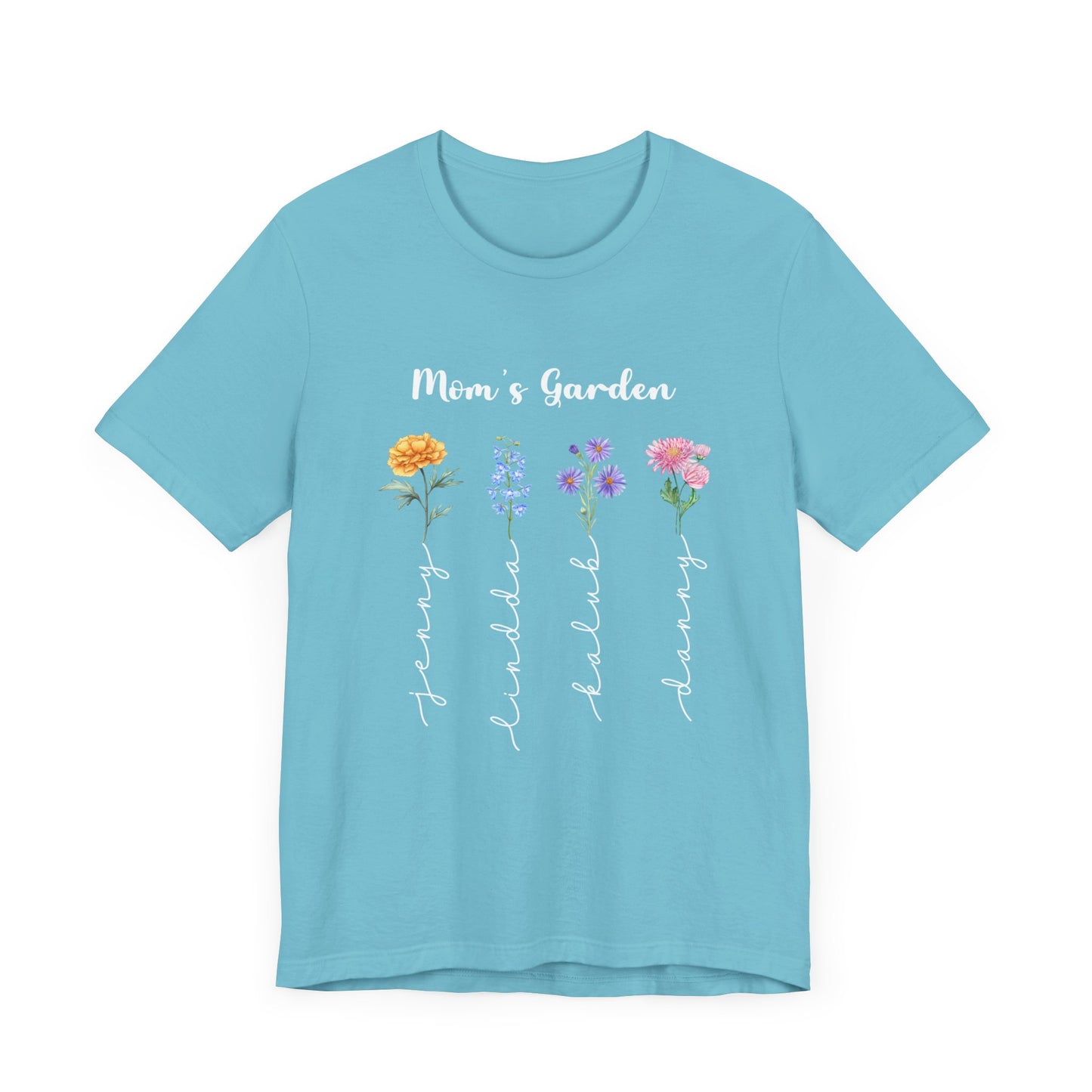 Custom Birth Month Flowers Shirt, Custom Moms Garden Shirt, Grandmas Garden Sign Shirt, Birth Month Flower Shirt,  Birth Flower Shirt, T1610