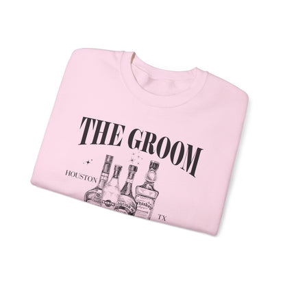 The Groom Bachelor Party Sweatshirt, Groomsmen Sweatshirt Custom Bachelor Party Gifts Funny Bachelor Sweatshirt Group Sweatshirt, 2 S1555 UK