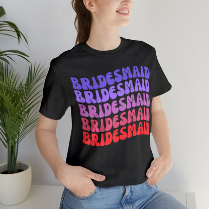 Retro Bridesmaid TShirt, Bridesmaid Shirt for Women, T286