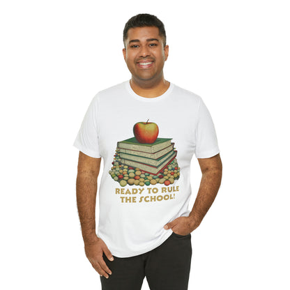 Back to school shirt funny for student - Ready to rule the school, T152