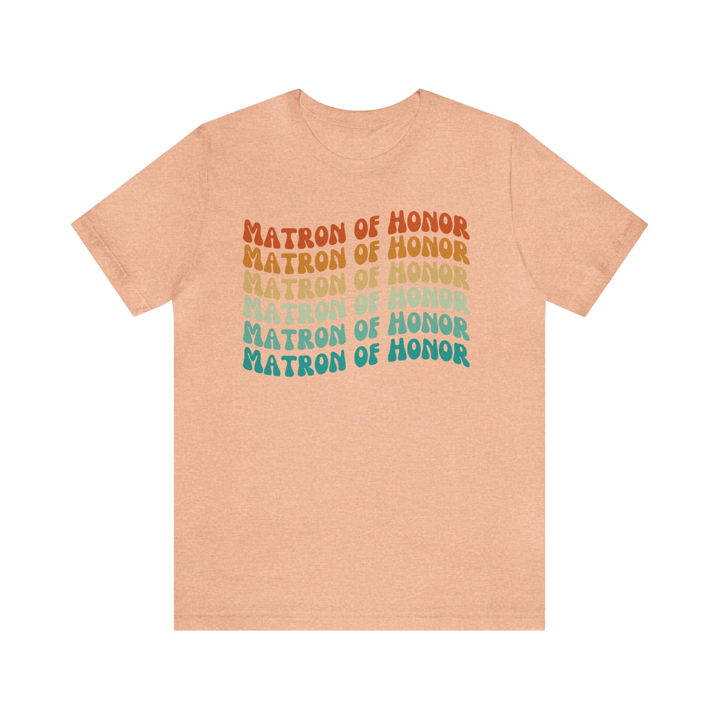 Retro Matron of Honor Shirt, Matron of Honor Shirt for Women, Cute Bachelorette Party Tee for Matron of Honor, T279