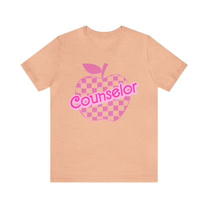 Counselor Shirt, Counselor Appreciation, Counselor Shirts Pink Trendy, School Psychologist T shirt Retro Cute Elementary, T843