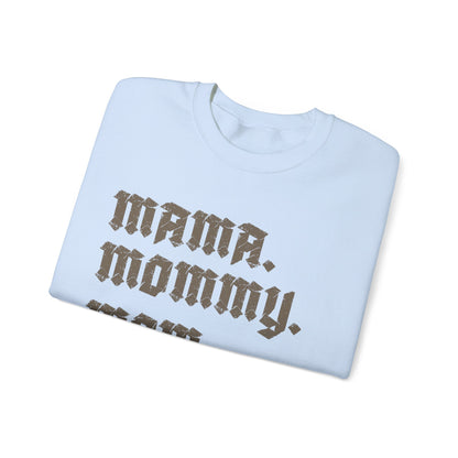 Mama Mommy Mom Bruh Sweatshirt, Mothers Day Sweatshirt, Funny Mom Sweatshirt, Gift for Mom, Mama Sweatshirt, Sarcastic Sweatshirt, S1593