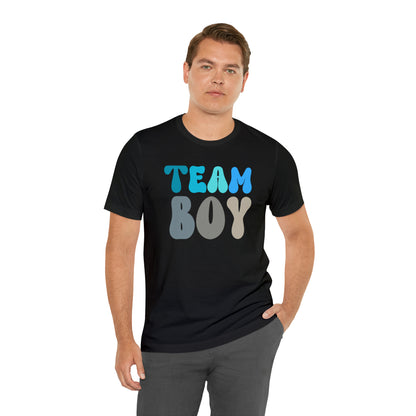 Cute Baby Announcement Shirt for Gender Reveal, Team Boy Shirt for Gender Reveal, Gender Announcement Gift for Her, T398