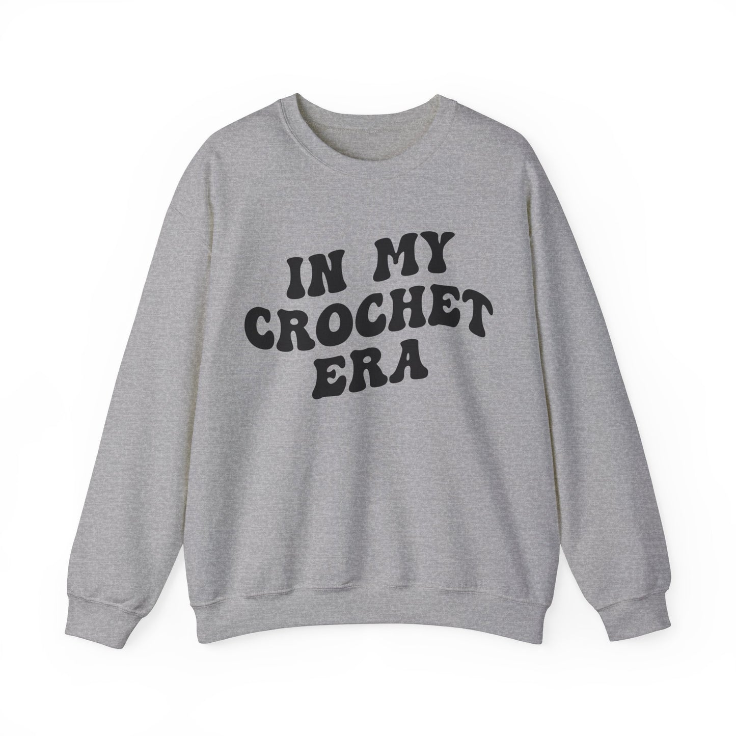 In My Crochet Era Sweatshirt, Gift for Crochet Lover, Crochet Lover Sweatshirt, Knitting Lover Sweatshirt, Crafter Mom Sweatshirt, S1168