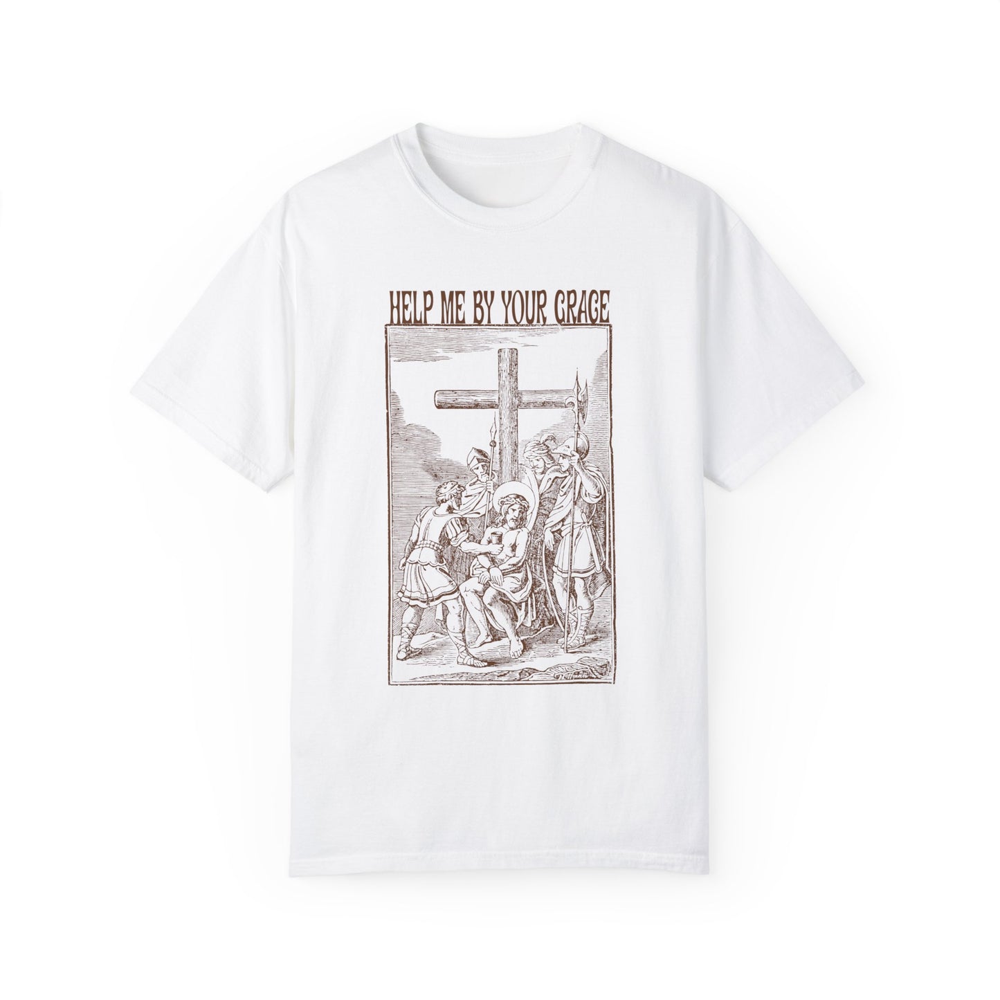 Vintage Antique Religious Biblical Drawing of Jesus Shirt, 10Th or Tenth Station of the Cross Shirt, Way of the Cross Shirt, CC1590