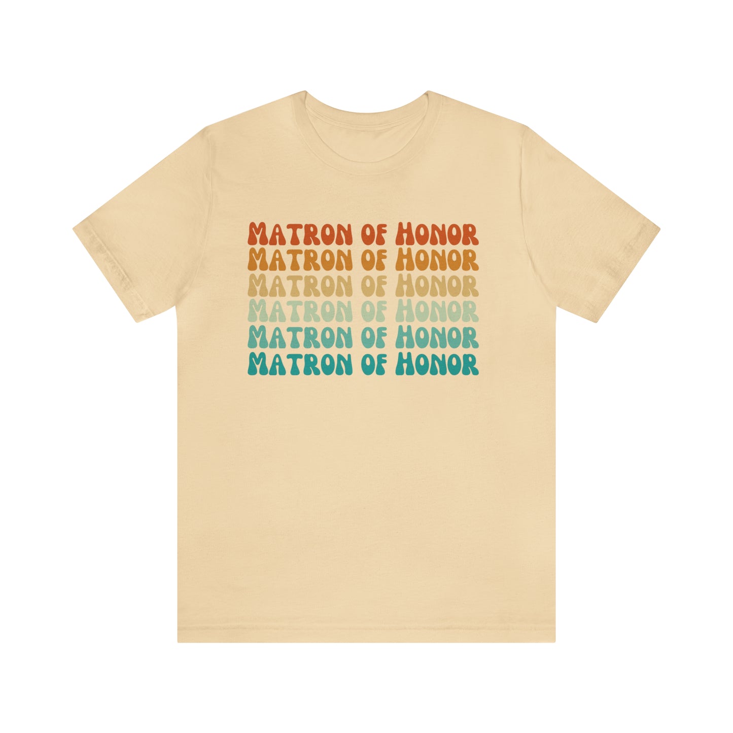 Retro Matron of Honor Shirt, Matron of Honor Shirt for Women, Cute Bachelorette Party Tee for Matron of Honor, T278