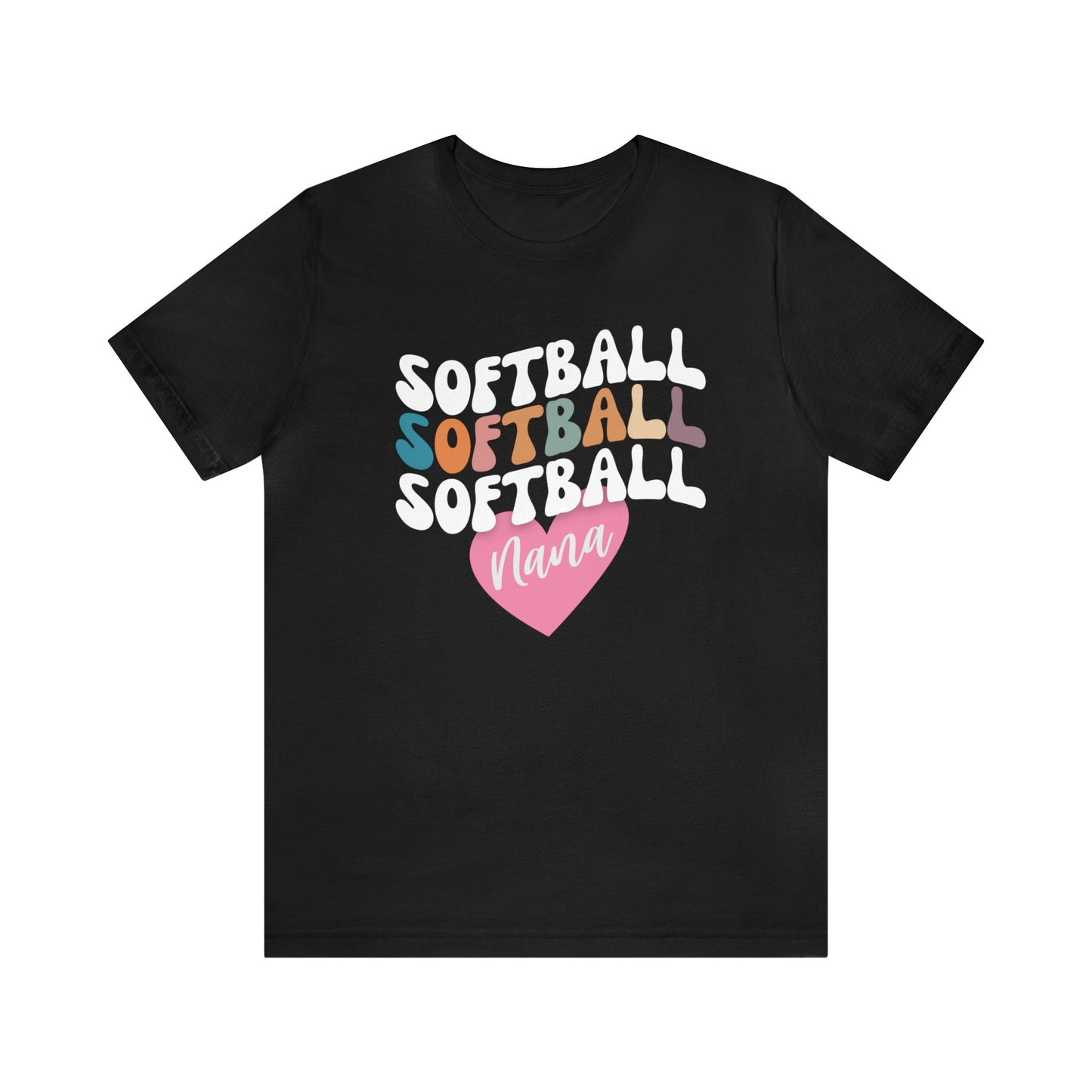 Softball Nana Shirt, Cute Softball Shirt for Grandma, Retro Softball Nana Shirt, Shirt for Nana, T330