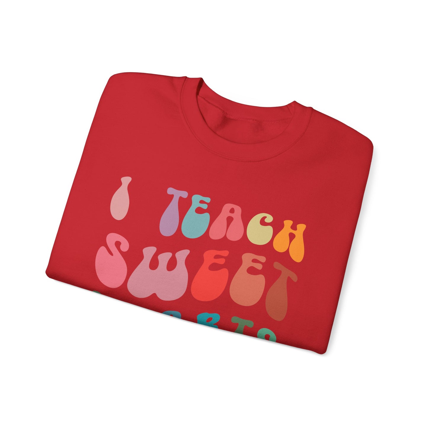 Personalized Teach Sweethearts Valentines Day Sweatshirt, Custom Teacher Valentines Day Sweatshirt for Teachers, Gift for Hearts Day, SW1276