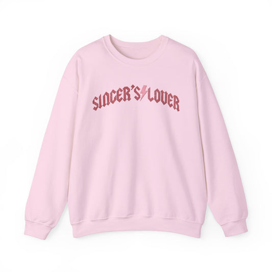 Retro Singer's Lover Sweatshirt, Valentine's Day Sweatshirt, Pink Valentines Day Teacher Shirts, Valentine for Teacher's Lover Gift, SW1312