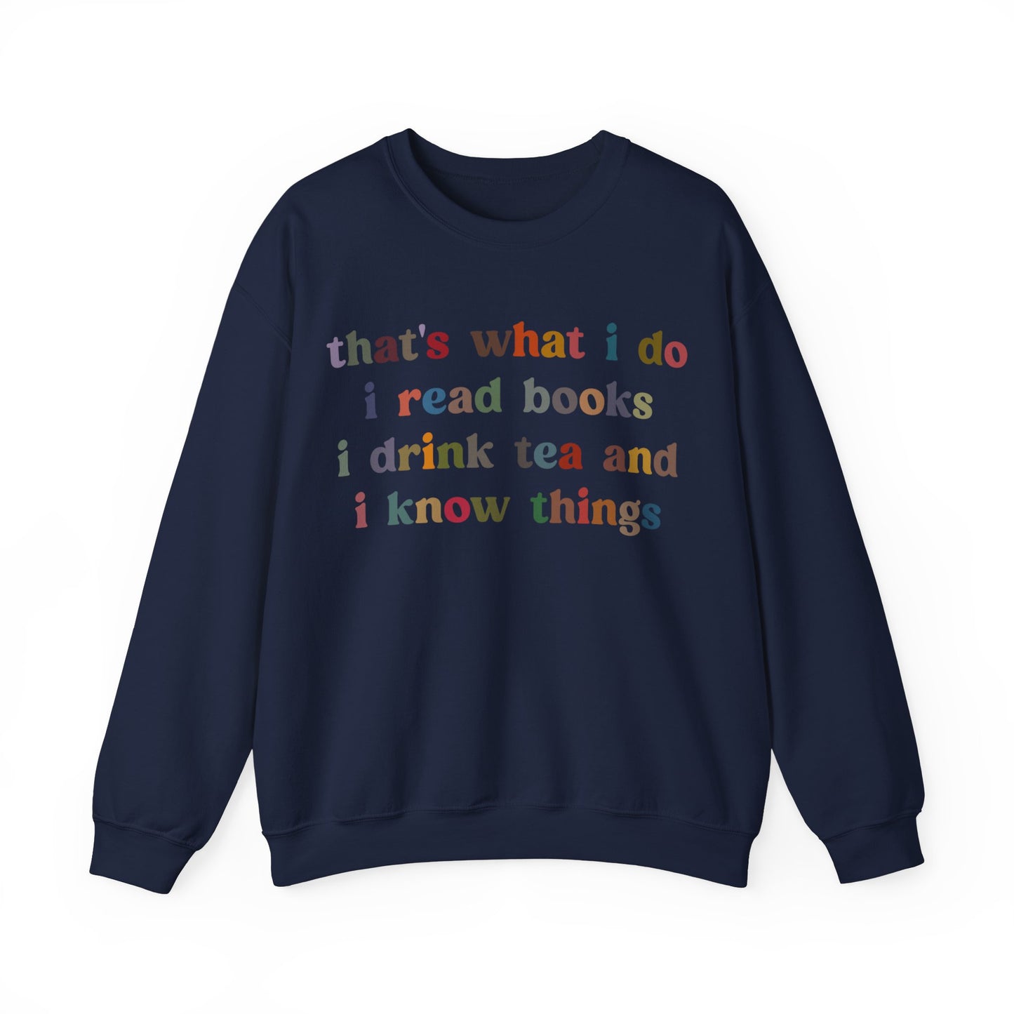 That's What I Do I Read Books Sweatshirt, Librarian Sweatshirt for Teacher, Book Lovers Club Sweatshirt, Book Nerd Sweatshirt, S1239