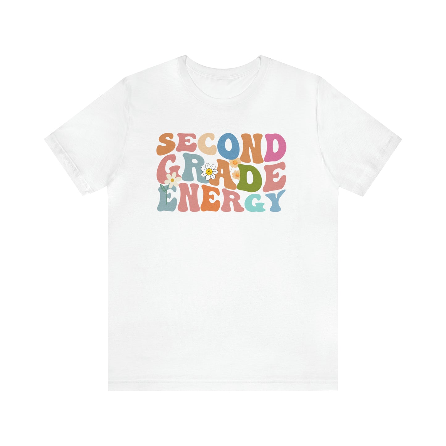 Cute Teacher Shirt, Second Grade Energy Shirt, Shirt for Second Grade, Teacher Appreciation Shirt, Best Teacher Shirt, T491