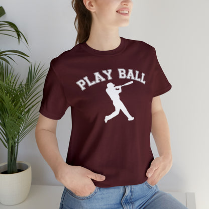 Baseball Game Fan Shirt for Her, Play Ball Shirt, Game Day Shirt, Cute Baseball Shirt for Women, Baseball Shirt for Women, T394