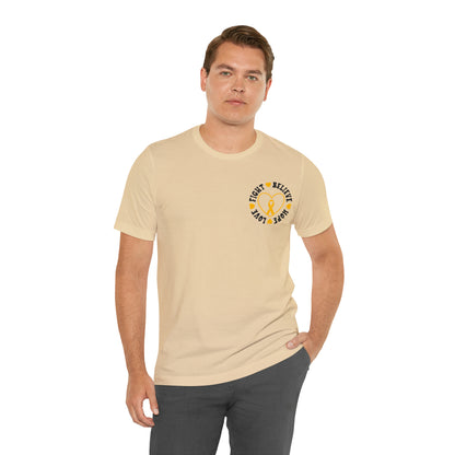 Childhood Cancer Football Shirt, Cancer Survivor Gift, Motivational Shirt, Cancer Fighter Support Shirt, Cancer Warrior, T675