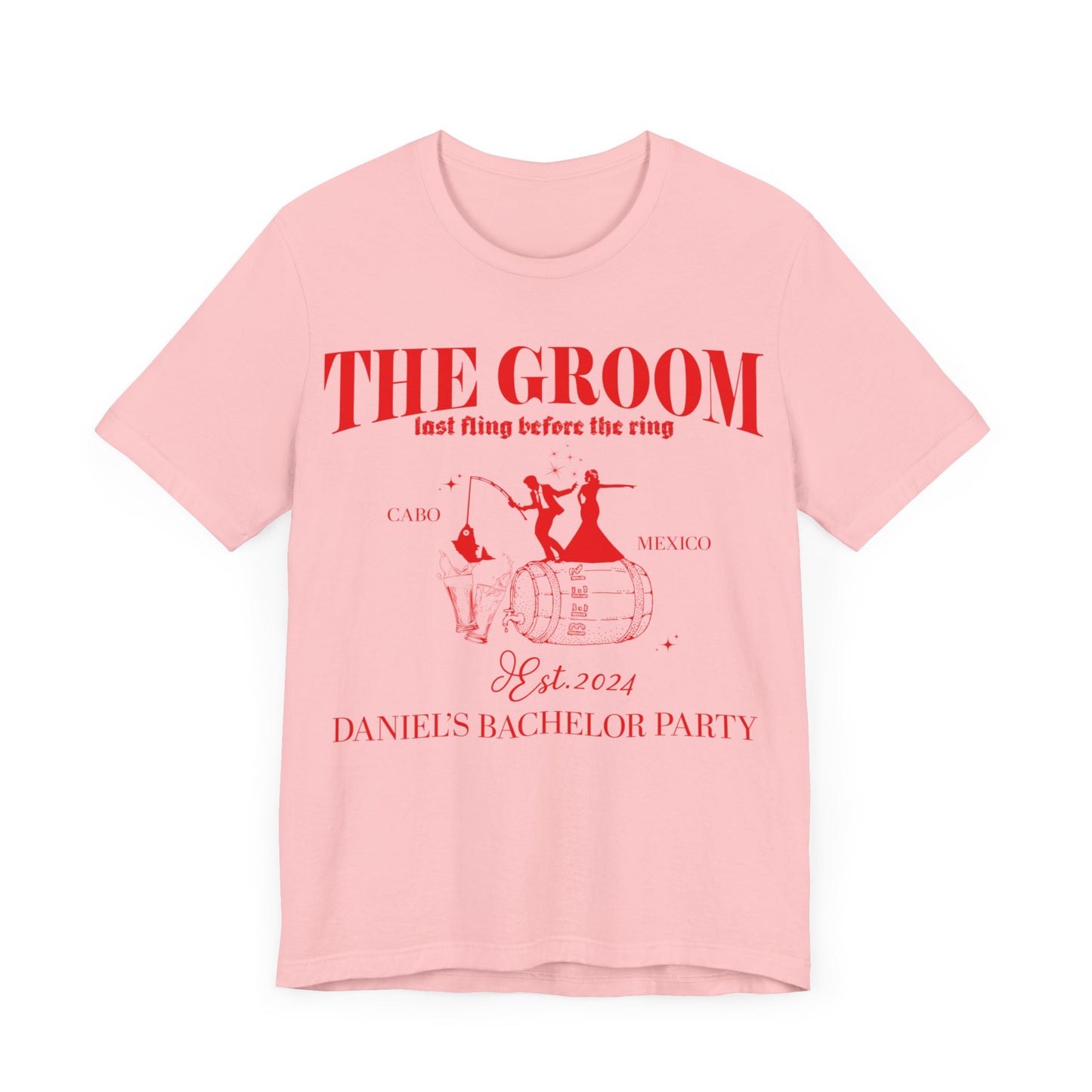 The Groom Bachelor Party Shirts, Groomsmen Shirt, Custom Bachelor Party Gifts, Group Bachelor Shirt, Fishing Bachelor Party Shirt, 12 T1604