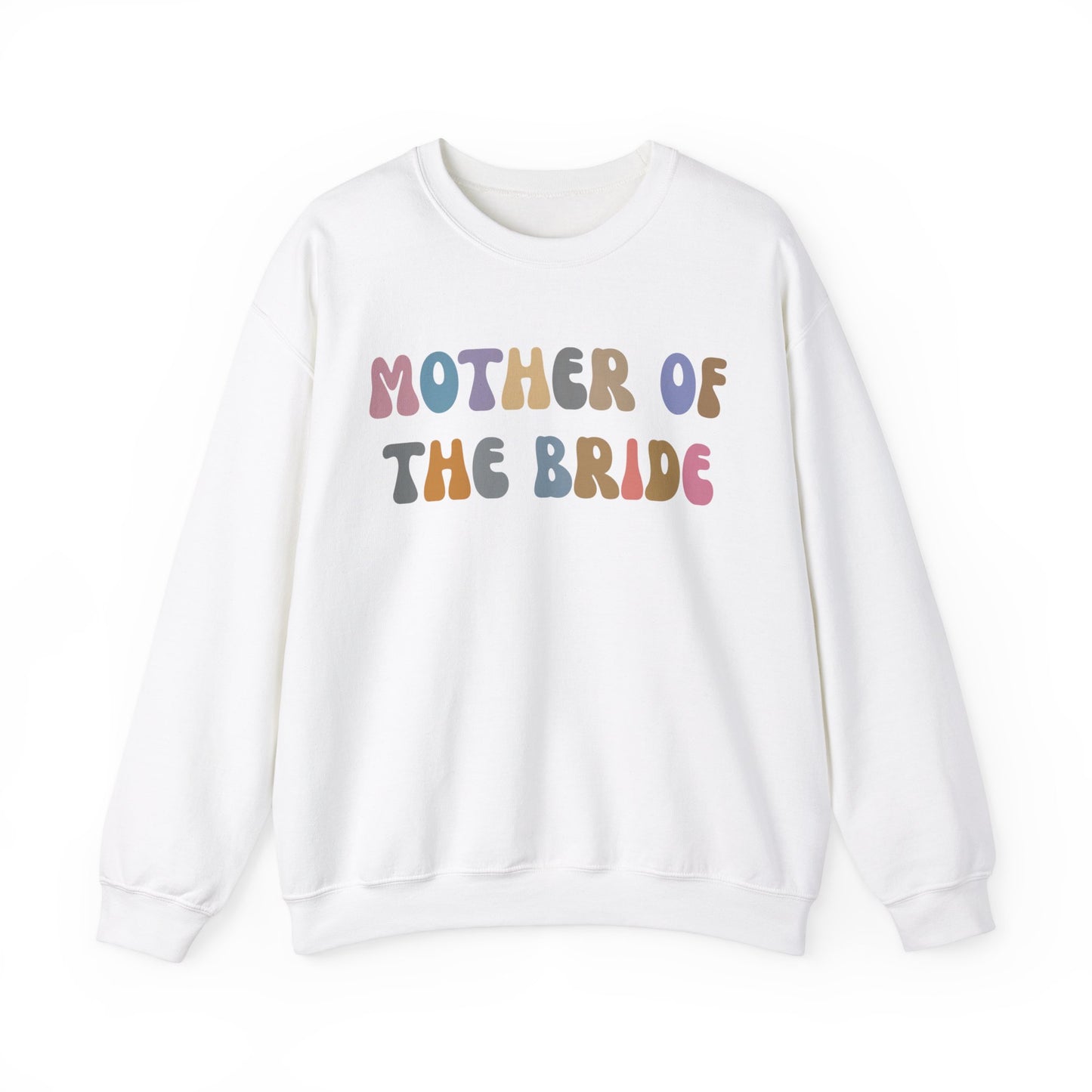 Mother of the Bride Sweatshirt, Cute Wedding Gift from Daughter, Engagement Gift, Retro Wedding Gift for Mom, Bridal Party Sweatshirt S1144