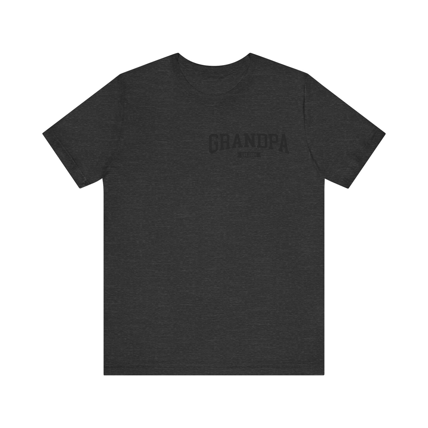 New Grandpa Est Pocket Design Shirt, Custom Father Day Shirt, Custom Fathers day Gift, Custom Grandpa Shirt, Fathers Shirt Dad shirt, T1654