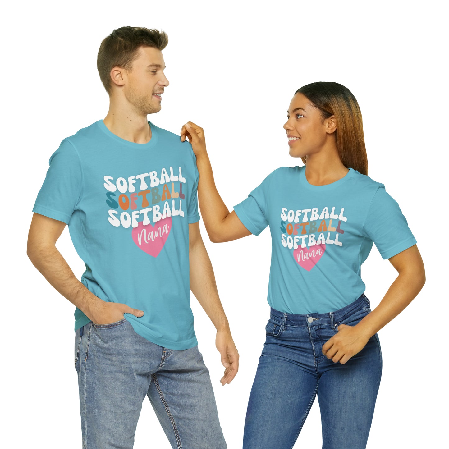 Softball Nana Shirt, Cute Softball Shirt for Grandma, Retro Softball Nana Shirt, Shirt for Nana, T330