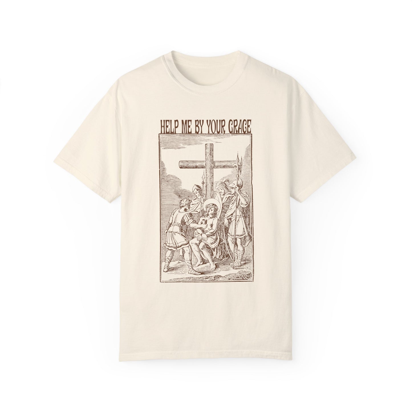 Vintage Antique Religious Biblical Drawing of Jesus Shirt, 10Th or Tenth Station of the Cross Shirt, Way of the Cross Shirt, CC1590