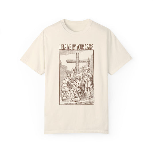 Vintage Antique Religious Biblical Drawing of Jesus Shirt, 10Th or Tenth Station of the Cross Shirt, Way of the Cross Shirt, CC1590