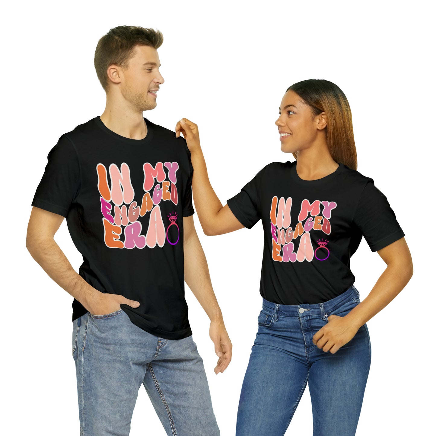 In My Engaged Era T-shirt, Bachelorette Shirt, Engagement Gift For Her, Engaged AF,  Fiance Shirt, T389