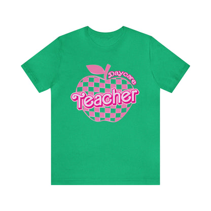 Daycare shirts teacher, Christmas daycare teacher gifts, daycare teacher appreciation gift, Pink Teacher Shirts, Teacher Era, T796