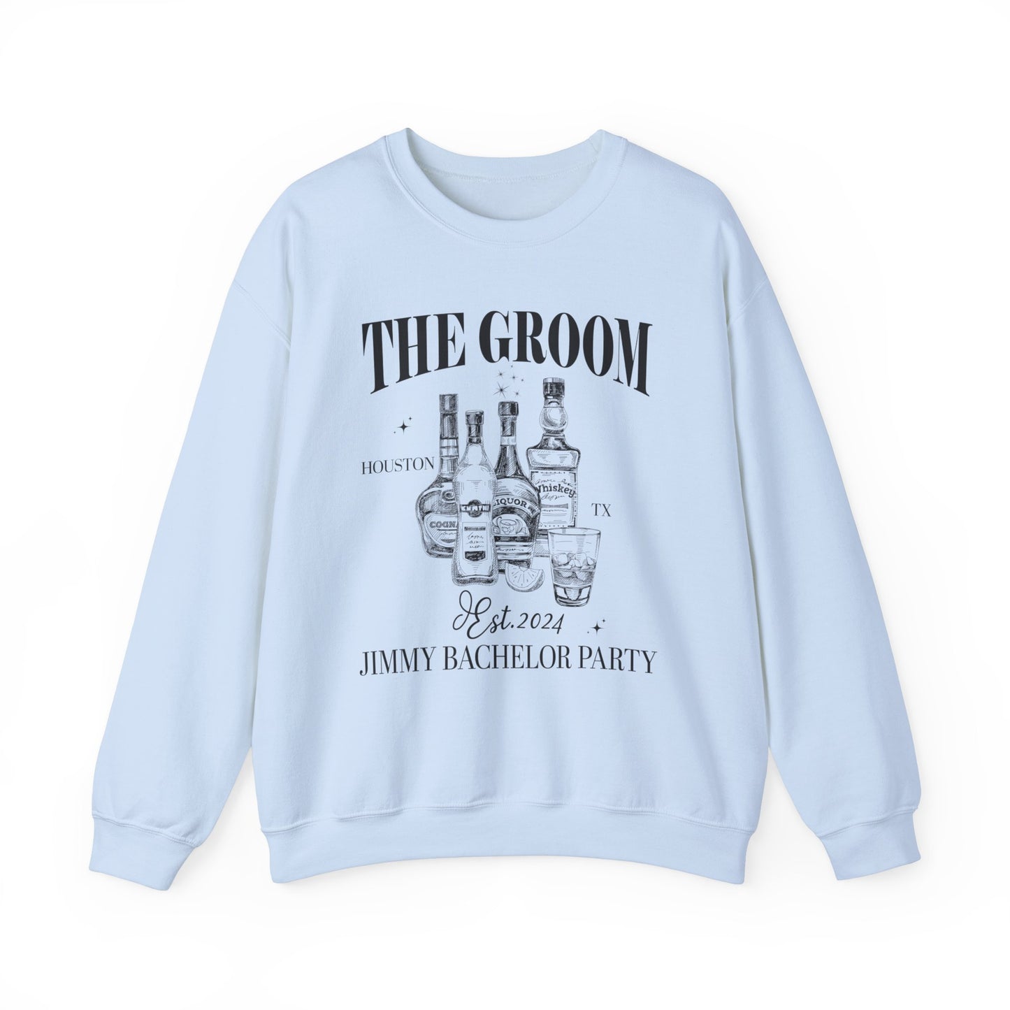 The Groom Bachelor Party Sweatshirt, Groomsmen Sweatshirt Custom Bachelor Party Gifts Funny Bachelor Sweatshirt Group Sweatshirt, 2 S1555 UK