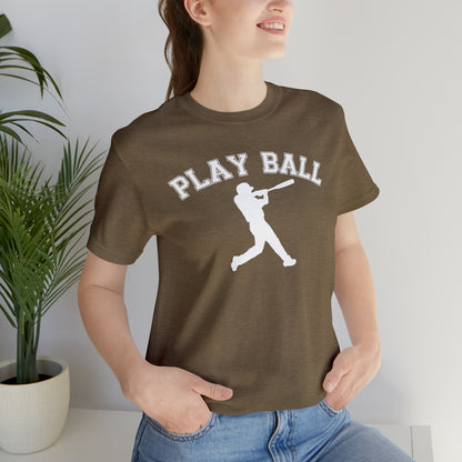 Baseball Game Fan Shirt for Her, Play Ball Shirt, Game Day Shirt, Cute Baseball Shirt for Women, Baseball Shirt for Women, T394