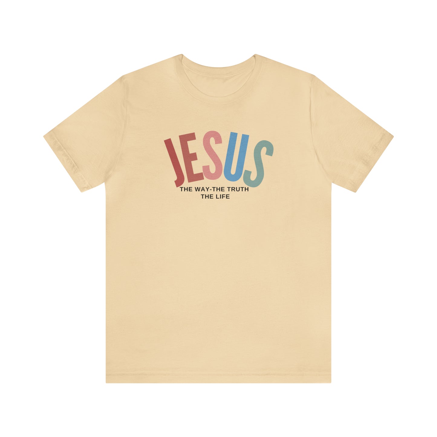 Jesus Tee for Christian Apparel, Jesus The Way The Truth The Life Shirt, Retro Christian Tshirt, T354