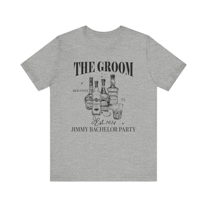 The Groom Bachelor Party Shirts, Groomsmen Shirts, Custom Bachelor Party Gifts, Funny Bachelor Shirts, Group Bachelor Shirts, T1555