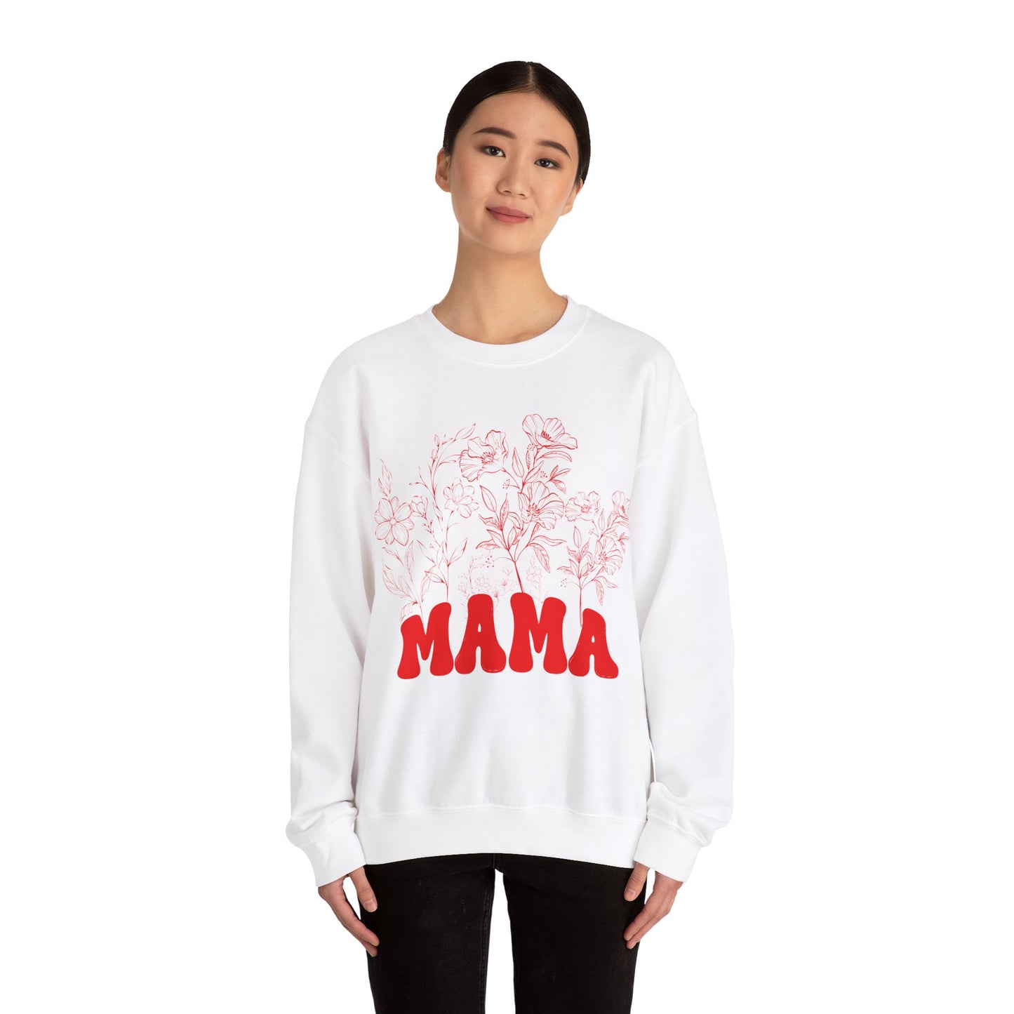 Wildflowers Mama Sweatshirt, Mama Sweatshirt, Retro Mom Sweatshirt, Mother's Day Gift, Flower Shirts for Women, Floral New Mom Gift, S1592