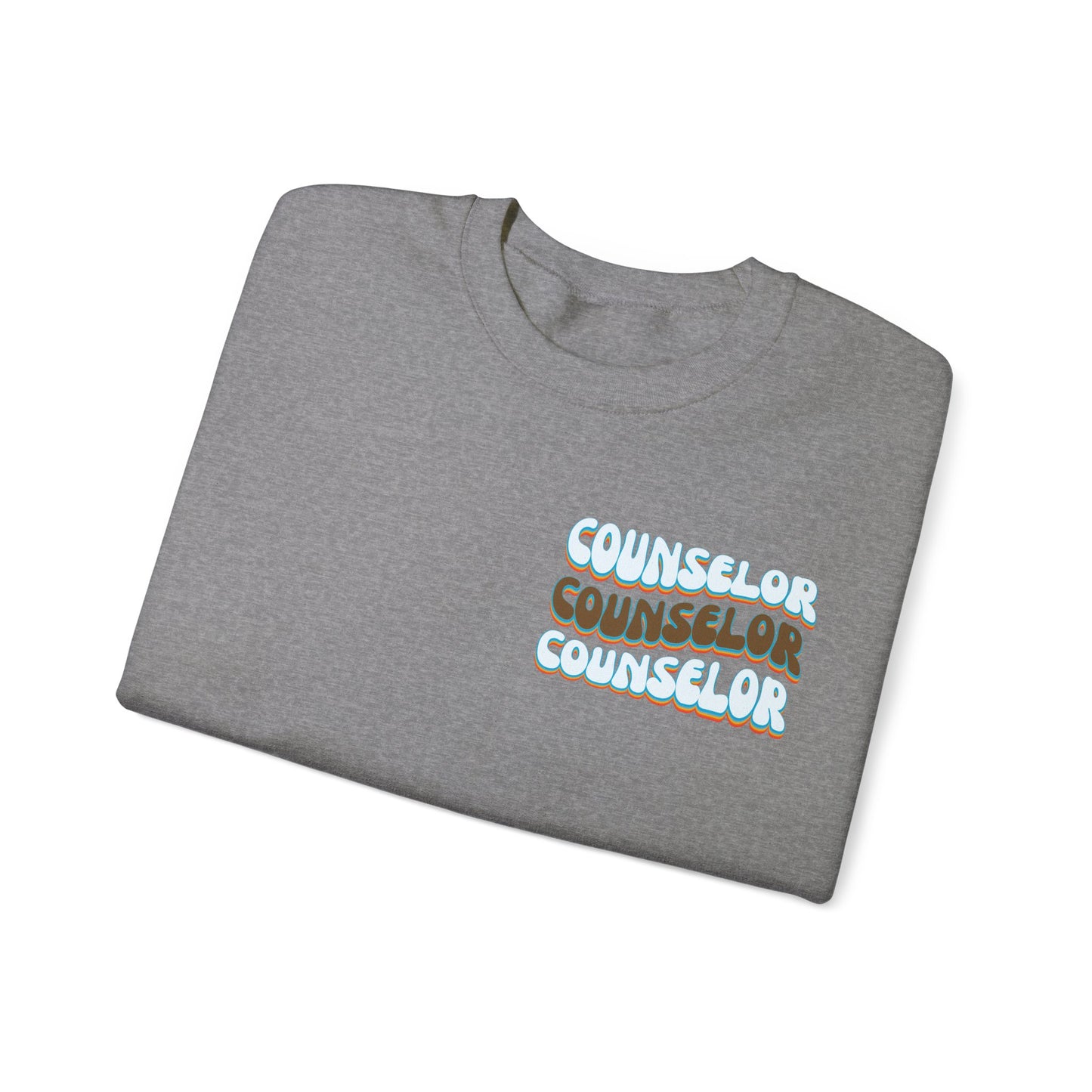 Counselor Sweatshirt, School Counselor Retro Sweatshirt, Therapists Sweatshirt, Psychologist Sweatshirt Guidance Counselor Sweatshirt, S1519