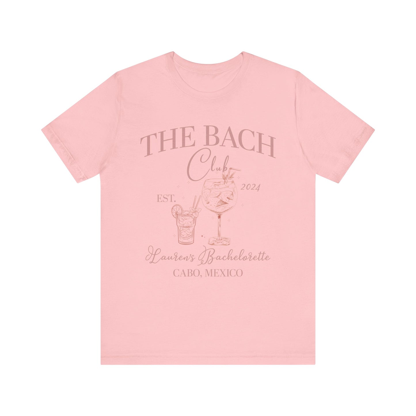 Custom The Bach Club Shirt, Custom Location Bachelorette Shirt, Personalized Bride Shirt, Future Bride Shirt for Bridal Party, T1494