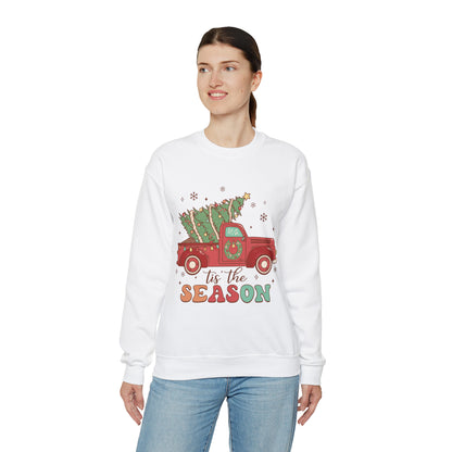 Christmas Tis The Season Sweatshirt, Merry Christmas Shirt, Christmas Tree Sweater, Christmas Tree shirt, Christmas Cake Sweatshirt, S889