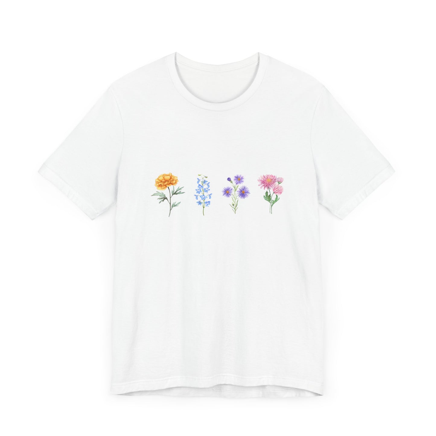 Custom Birth Month Flowers Shirt, Custom Moms Garden Shirt, Grandmas Garden Sign Shirt, Birth Month Flower Shirt,  Birth Flower Shirt, T1610