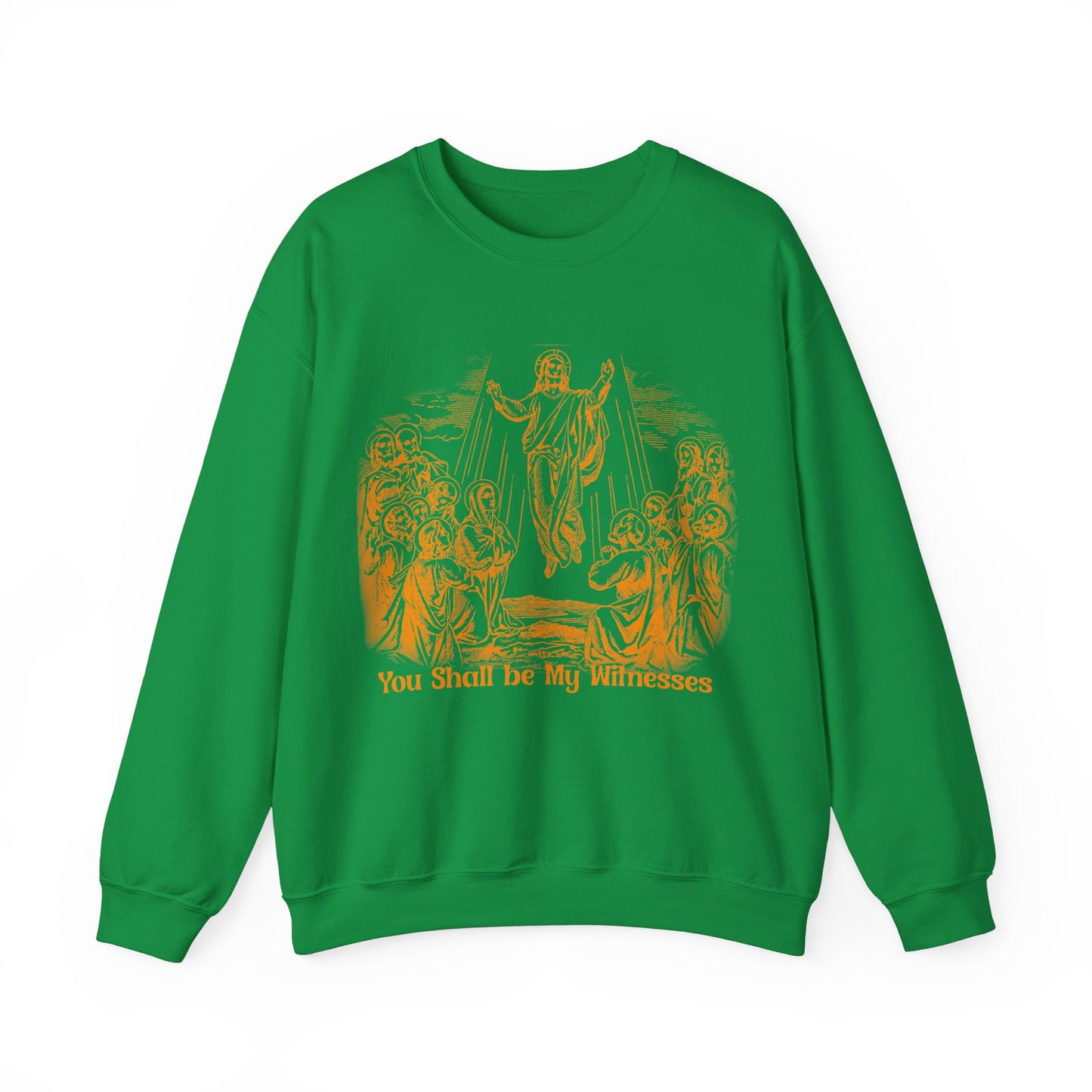 Vintage The Ascent of Jesus Into Heaven On The Fortieth Day After The Resurrection Sweatshirt, Christian gifts, Religious Sweatshirt, S1591