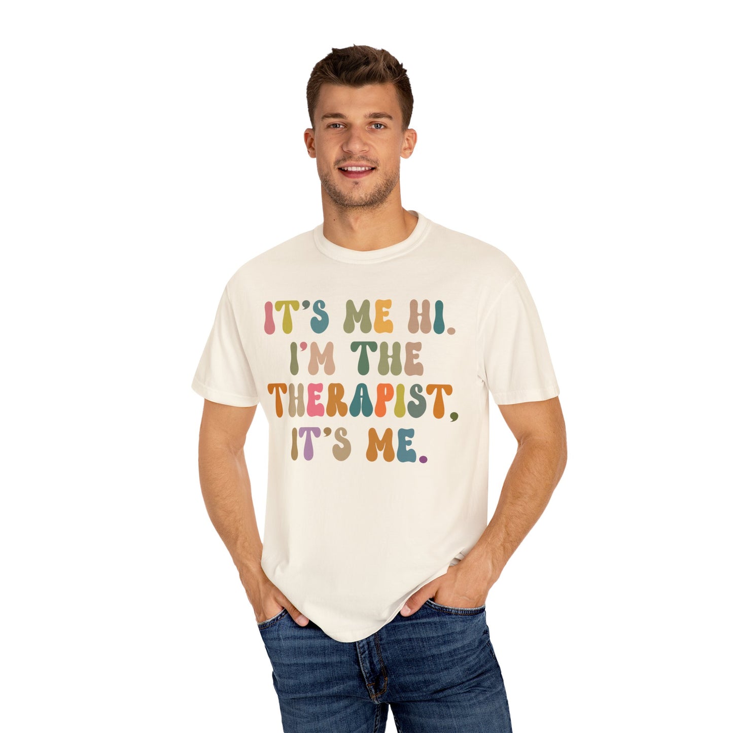 It's Me Hi I'm The Therapist It's Me Shirt, Therapist Tee, Therapist Appreciation Tee, Best Therapist Tee, Mental Health Tee, CC1037