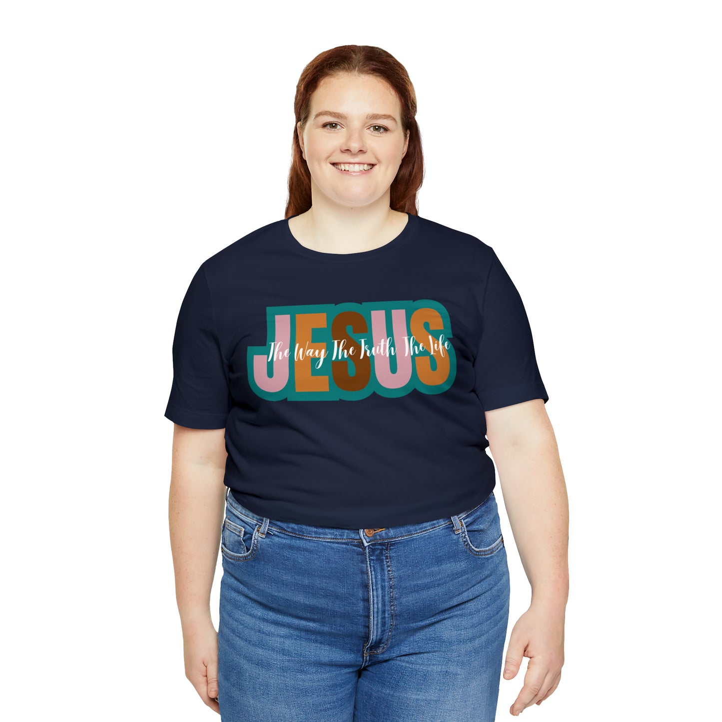 Retro Christian Tshirt, Jesus Tee for Christian Apparel, Christian Shirt for Women, T255