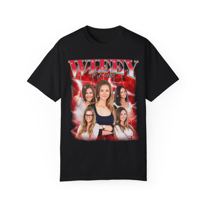 Custom Wifey Bootleg Rap Tee, Wifey Shirt, Custom Wifey Photo Shirt, Vintage Graphic 90s Tshirt, Valentine's Shirt Gift For Wife, CC1627