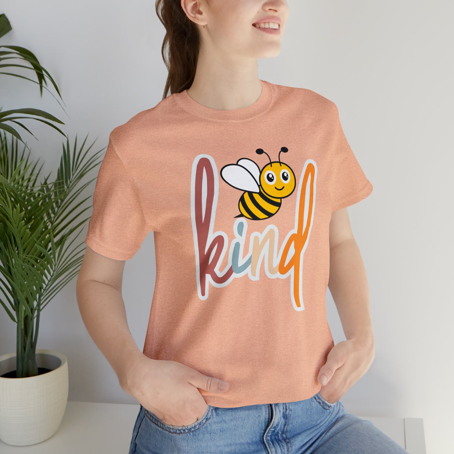 Cute Bee Kind T-Shirt for Boho Birthday Gift, Retro Bee Kind Shirt, Bee Kind TShirt for Her, T366