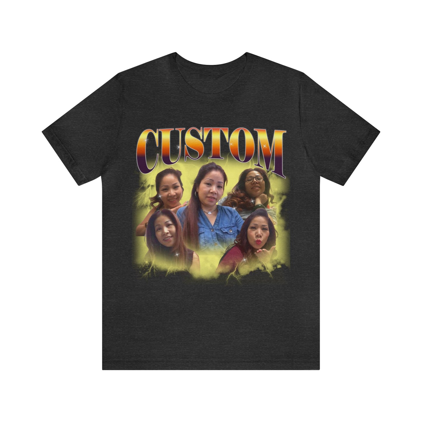 Custom Your Own Bootleg Tee, Retro Custom Bootleg Rap Tee, Custom Your Photo, Insert Your Design, Vintage Graphic 90s Tshirt, T1387