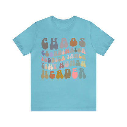 Chaos Coordinator Toddler Tamer Tiny Human Herder Shirt, Kindergarten Teacher Shirt, Toddler Shirt, Mom Shirt, Babysitter Shirt, T1282