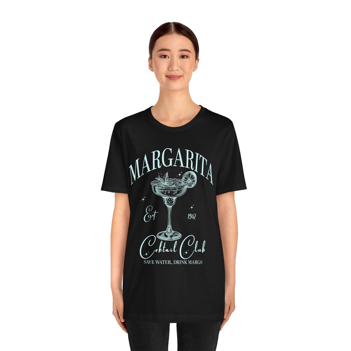 Custom Margarita Cocktail Club EST 1942 Color Retro Shirt, Margarita Cocktail Lover Shirt, Margarita Shirt, Drinking Night Shirt, T1561