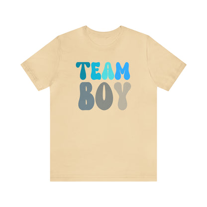 Cute Baby Announcement Shirt for Gender Reveal, Team Boy Shirt for Gender Reveal, Gender Announcement Gift for Her, T398