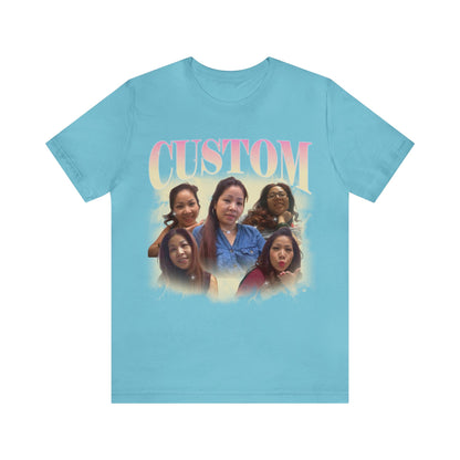 Custom Your Own Bootleg Tee, Retro Custom Bootleg Rap Tee, Custom Your Photo, Insert Your Design, Vintage Graphic 90s Tshirt, T1384