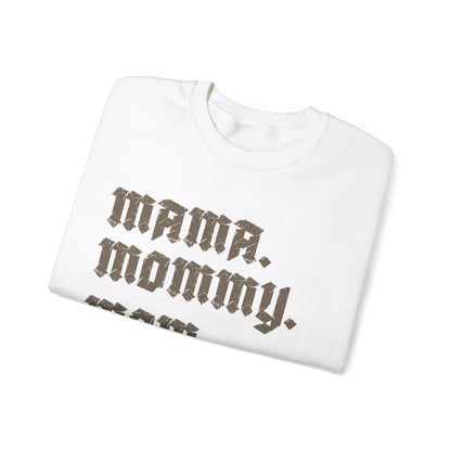 Mama Mommy Mom Bruh Sweatshirt, Mothers Day Sweatshirt, Funny Mom Sweatshirt, Gift for Mom, Mama Sweatshirt, Sarcastic Sweatshirt, S1593