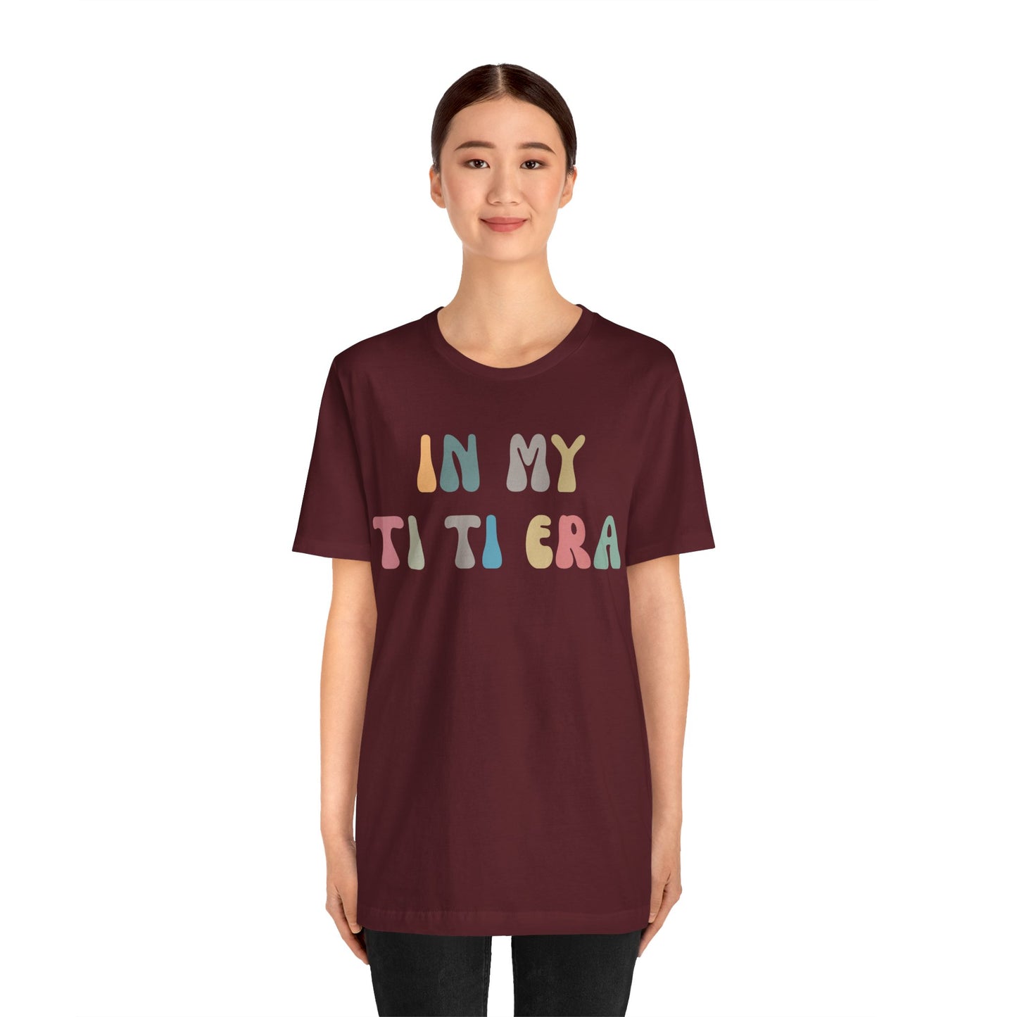 In My Ti Ti Era Shirt, Gift for Aunts, Favorite Aunt Shirt, Auntie Shirt, Auntie Gift from Niece, Cool Aunt Shirt, T shirt for Aunts, T1115